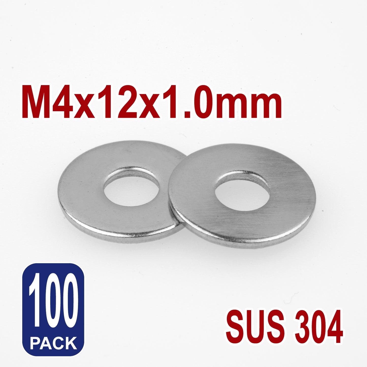 iBase - M4 Penny Mudguard Fender Flat Washers Stainless Steel 304 Metric SS Round Kit - W14086B100.jpg