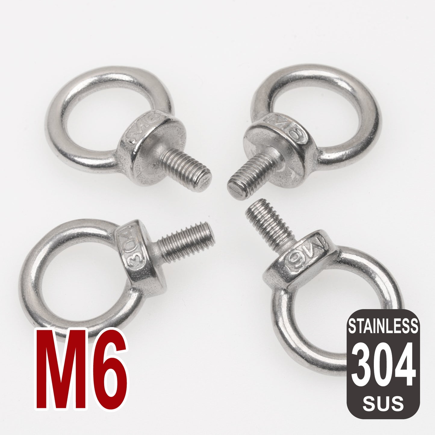 iBase - M6 Eye Bolts Lifting Ring Shoulder Bolt Thread Male Stainless Steel 304 SS Kit - W14611.PT02.jpg