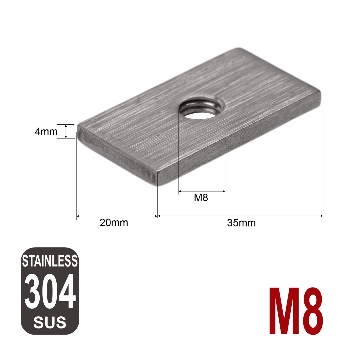 iBase - M8 4mm Slot Channel Nuts Slider Rhino Thule Yakima Roof Rack Track Stainless 4x - W14688.PT01.jpg