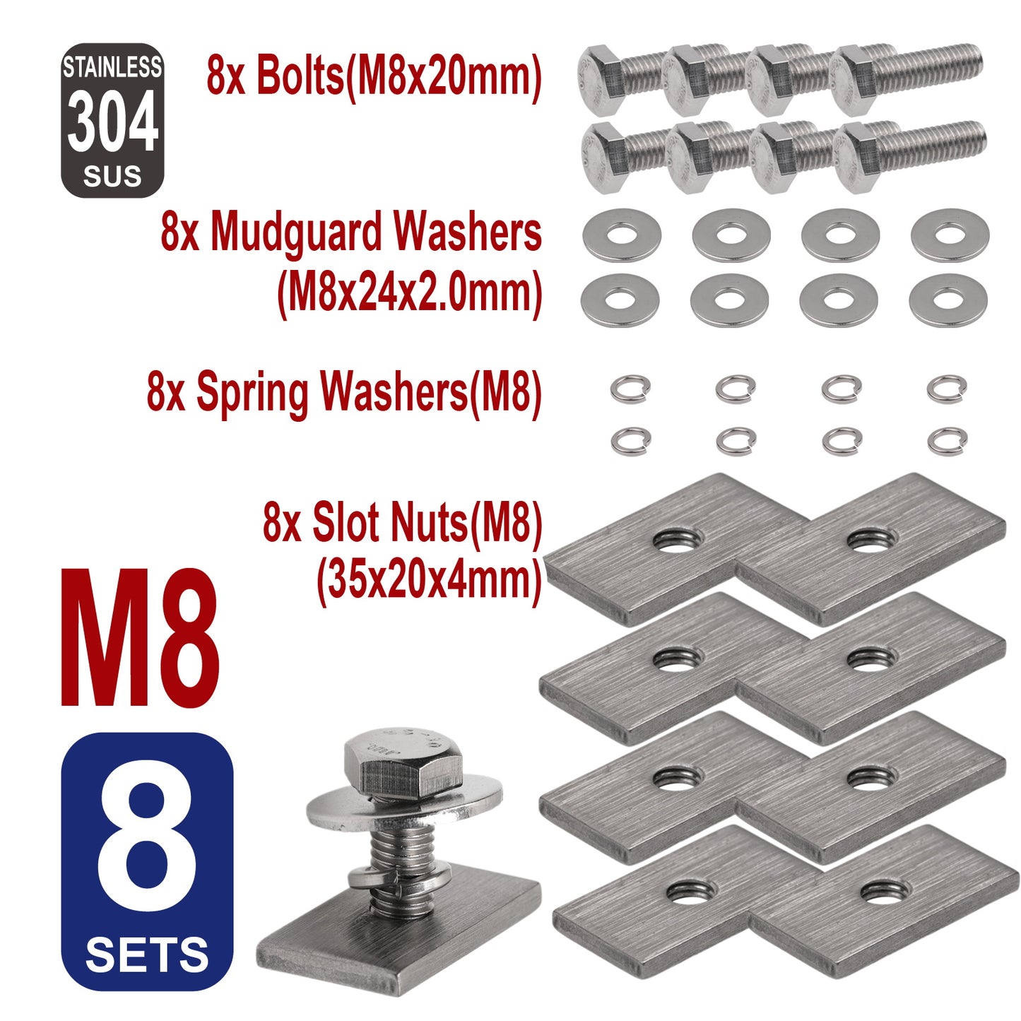 iBase - M8x20 4mm Slot Channel Nuts Hex Bolts Slider Rhino Thule Yakima Roof Rack 8set - W14688M2.jpg