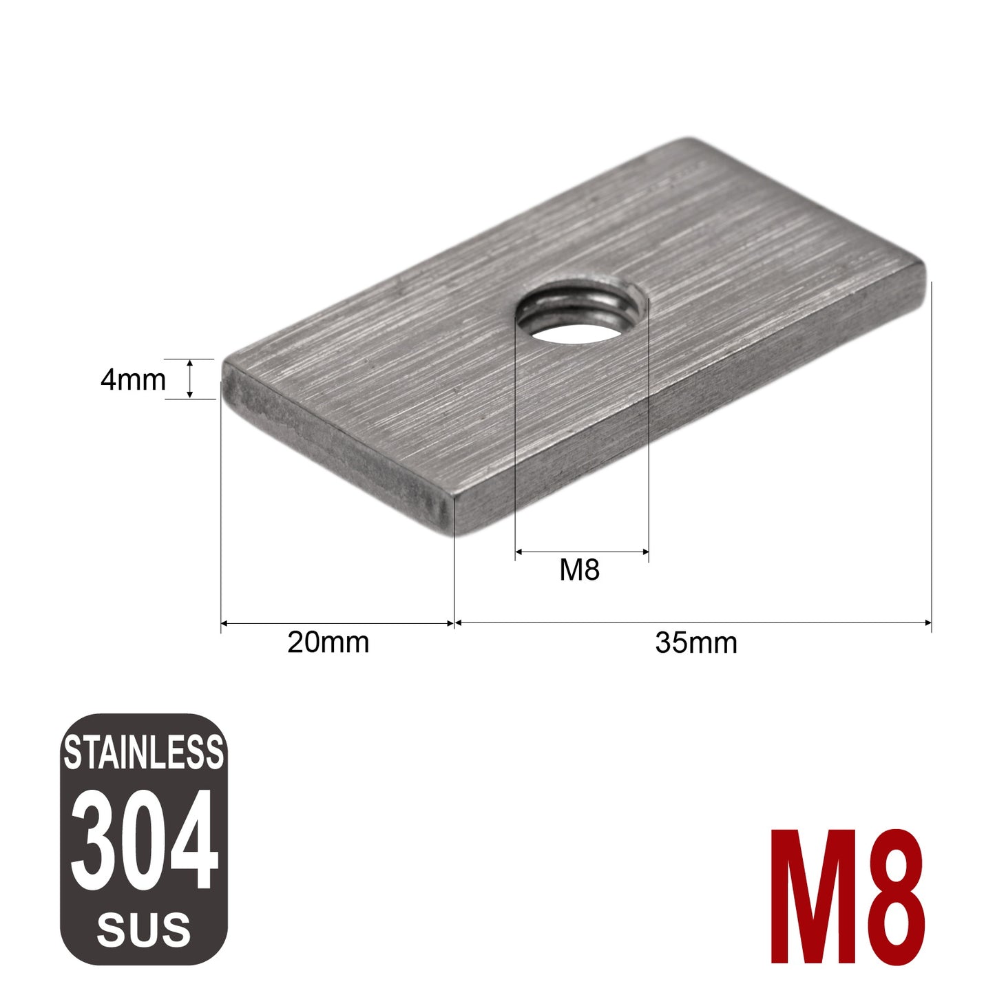 iBase - M8 4mm Slot Channel Nuts Eye Bolt Slider Rhino Thule Yakima Roof Rack Track 4set - W14688M5.PT01.jpg