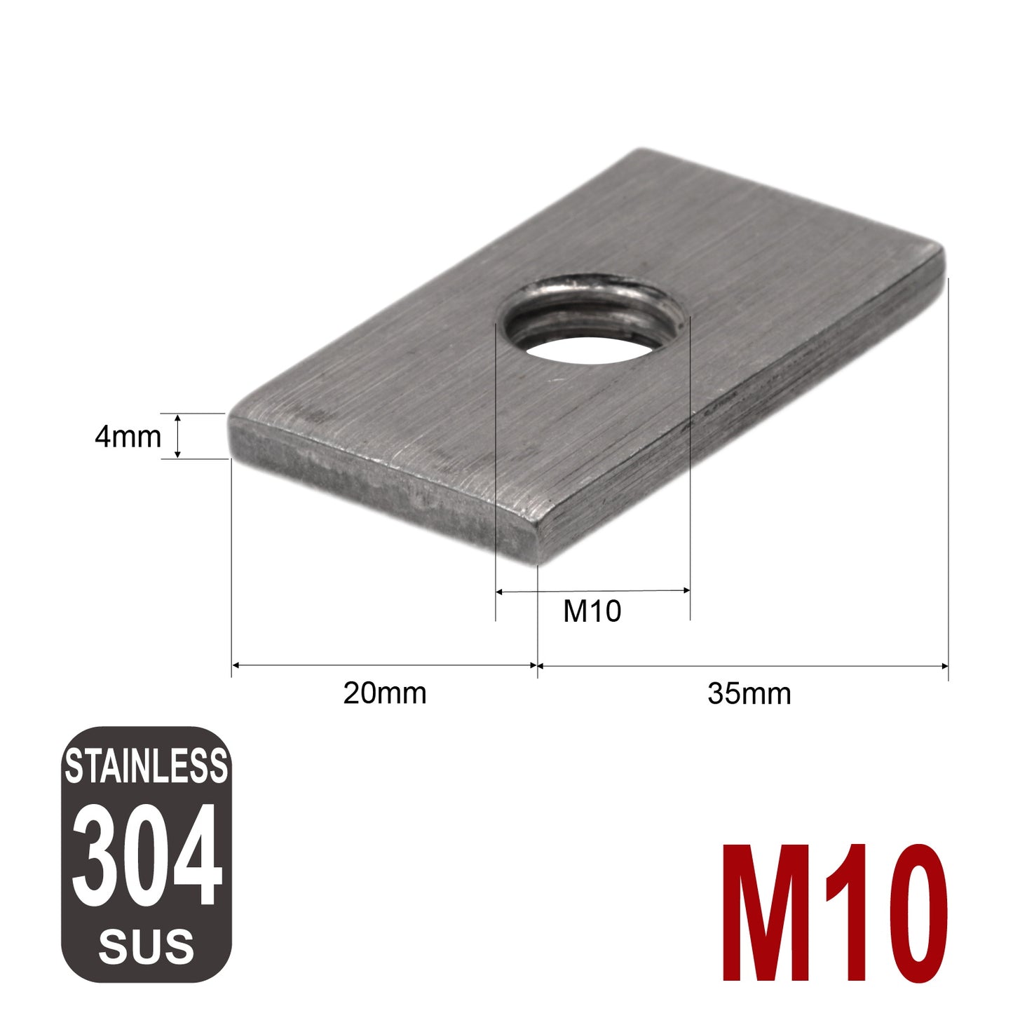 iBase - M10x30 4mm Slot Channel Nuts Hex Bolts Slider Rhino Thule Yakima Roof Rack 4set - W14690M3.PT01.jpg