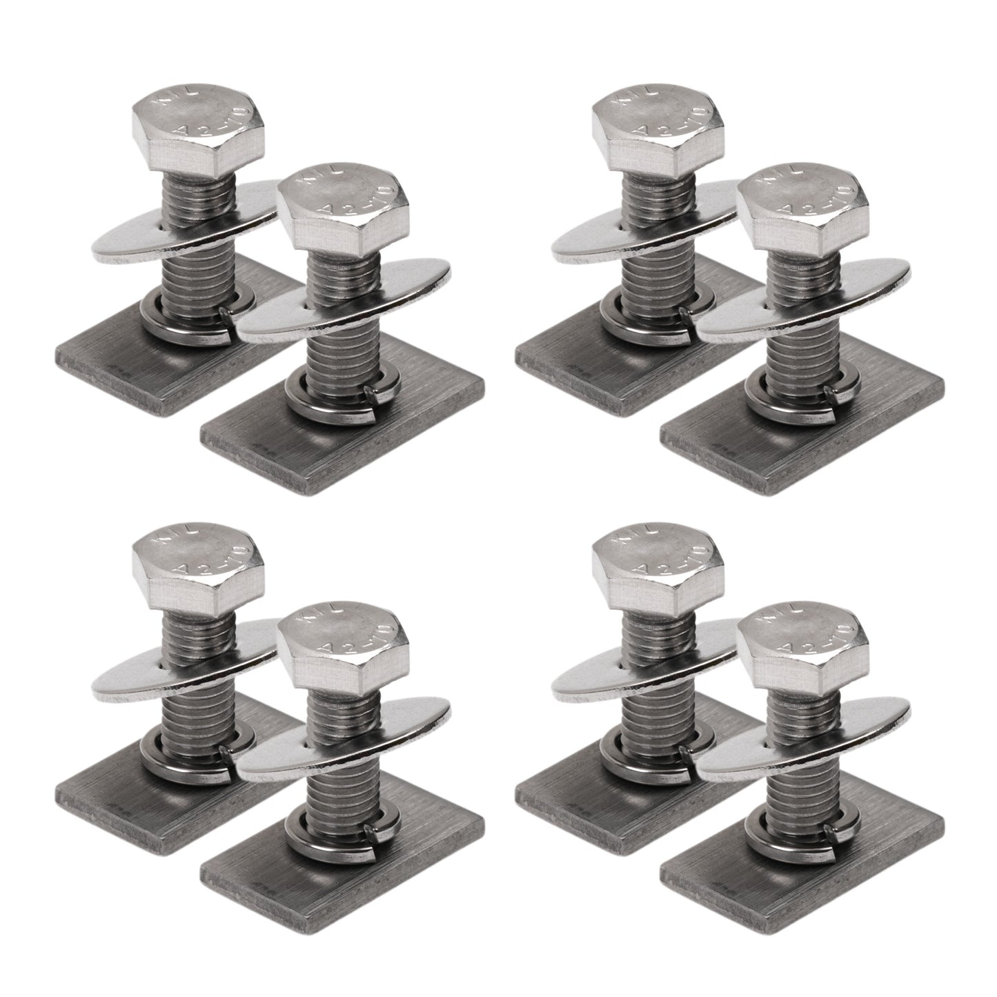M10x30 8mm Slot Channel Nuts Hex Bolts Slider Rhino Thule Yakima Roof Rack 8set