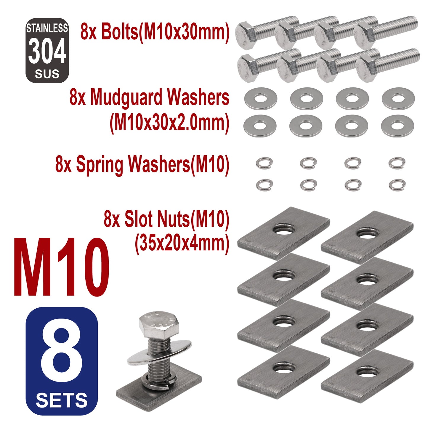 iBase - M10x30 4mm Slot Channel Nuts Hex Bolts Slider Rhino Thule Yakima Roof Rack 8set - W14690M4.jpg