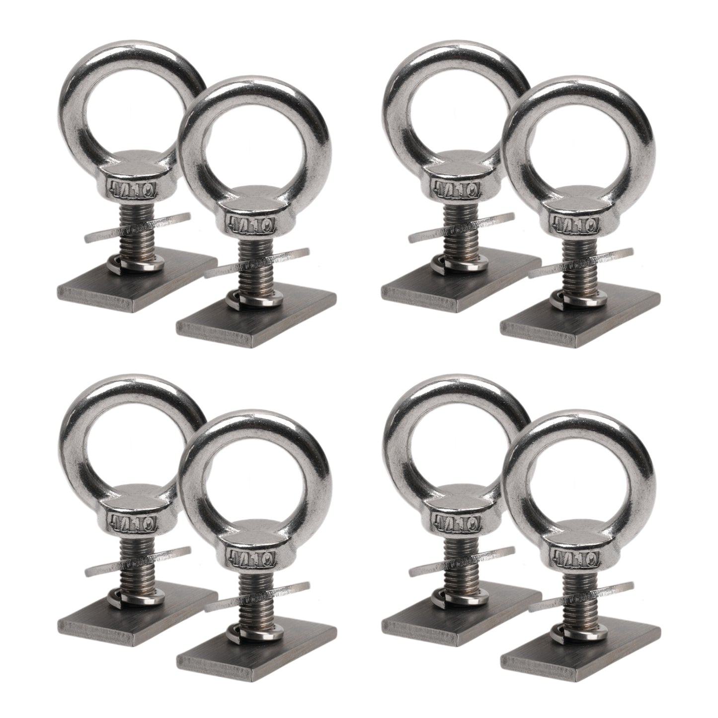 M10 8mm Slot Channel Nuts Eye Bolt Slider Rhino Thule Yakima Roof Rack 8set