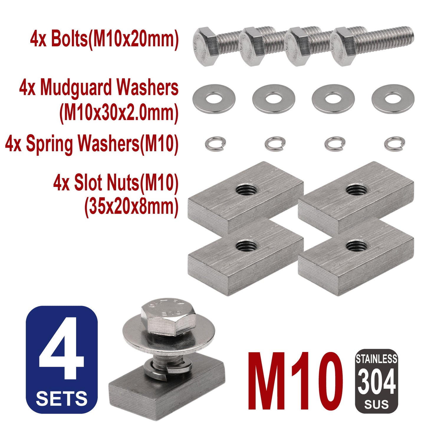 iBase - M10x20 8mm Slot Channel Nuts Hex Bolts Slider Rhino Thule Yakima Roof Rack 4set - W14691M1.jpg