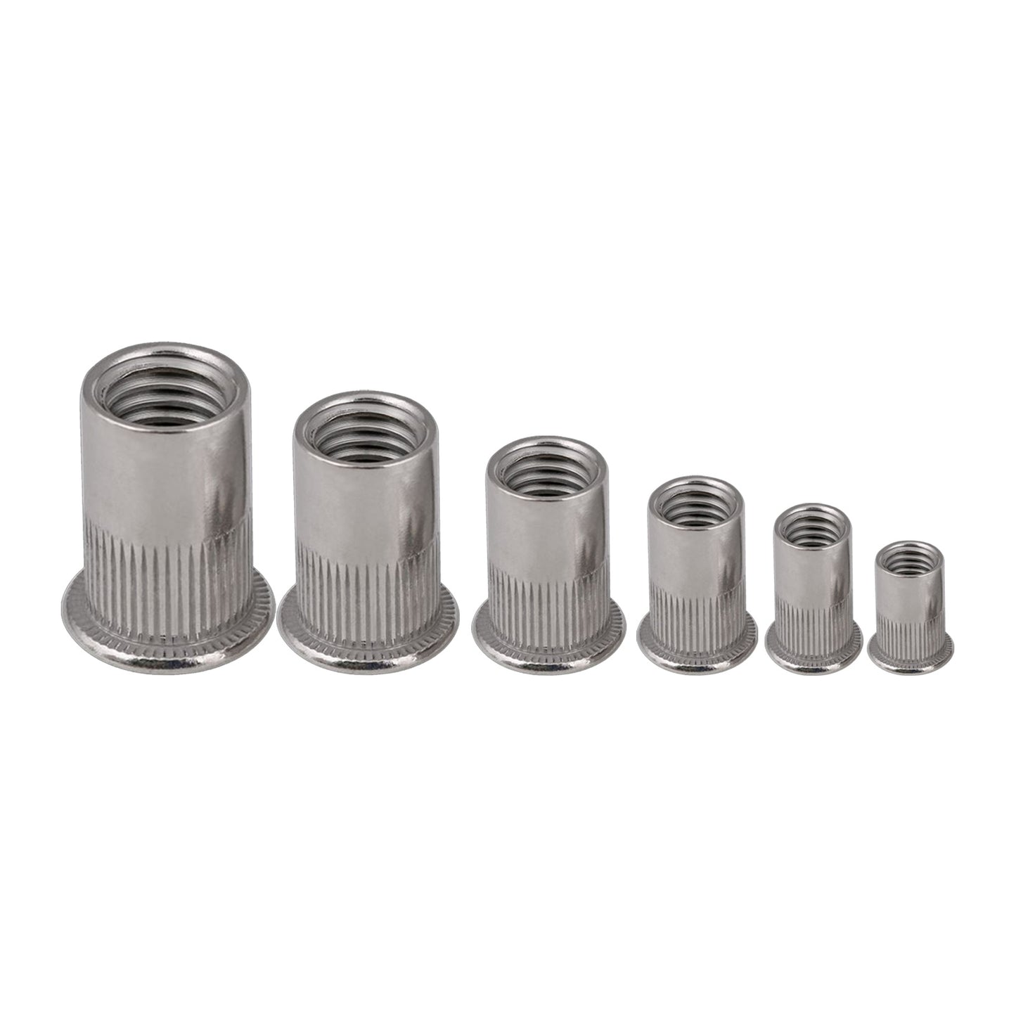 iBase - M3-M10 Rivet Nuts Threaded Insert Nutsert Flat Head Rivnuts Stainless 6size 180x - W21042M.MAIN.jpg