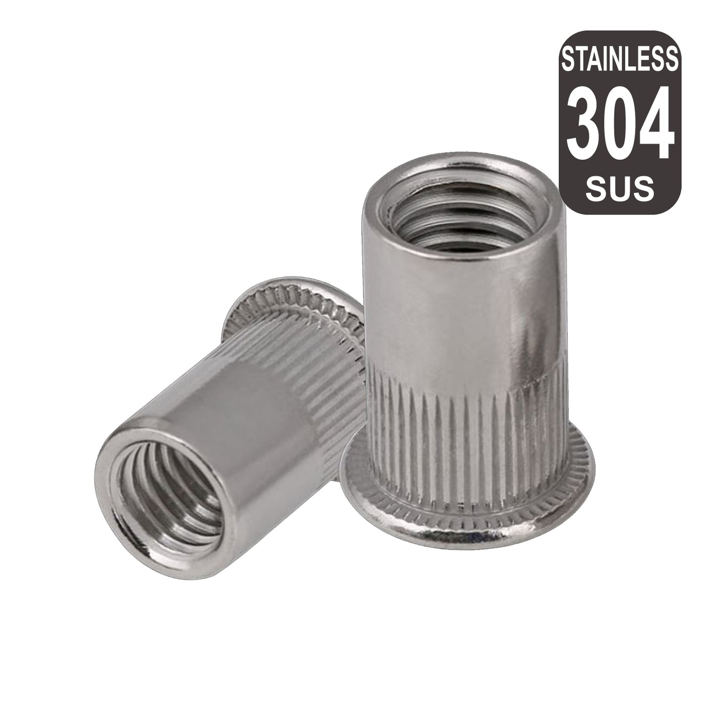 iBase - M3-M10 Rivet Nuts Threaded Insert Nutsert Flat Head Rivnuts Stainless 6size 180x - W21042M.PT01.jpg