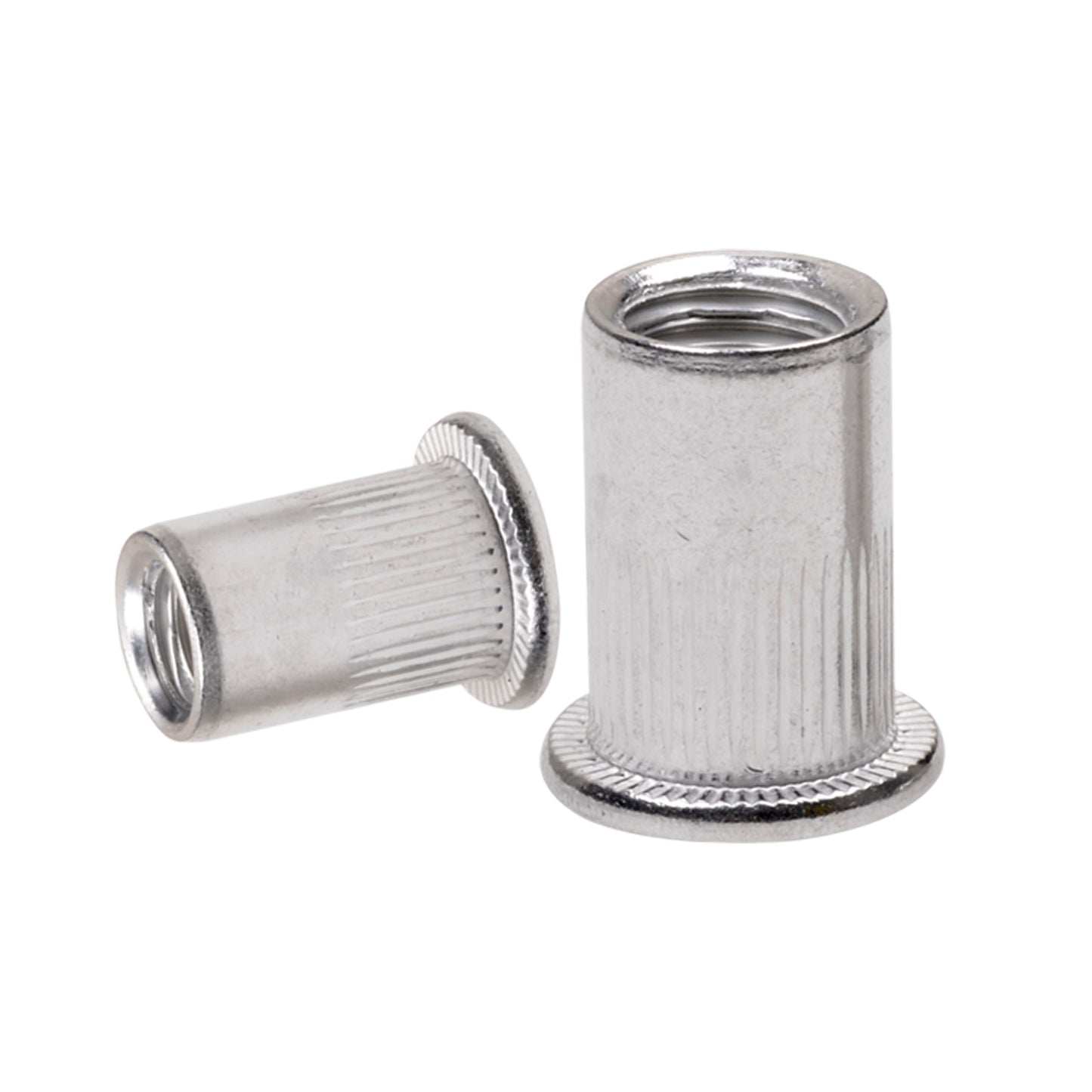 iBase - M10 Rivet Nuts Threaded Insert Nutsert Flat Head Rivnuts Aluminium Knurled Kit - W21049.MAIN.jpg