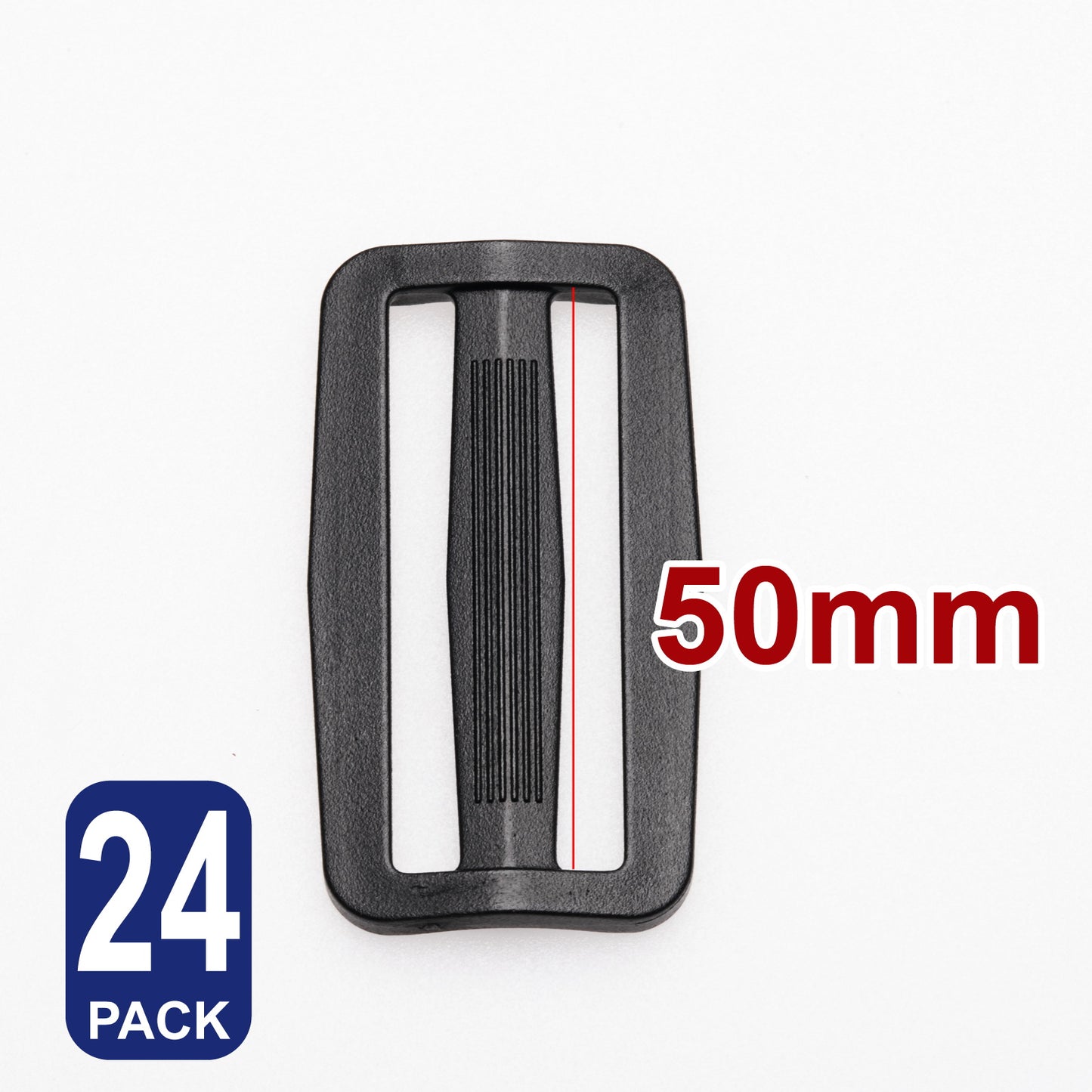 iBase - 50 mm Slider Webbing Strap Tri Glide Buckle Side Release Clips Belt Buckles Kit - W92225B24.jpg