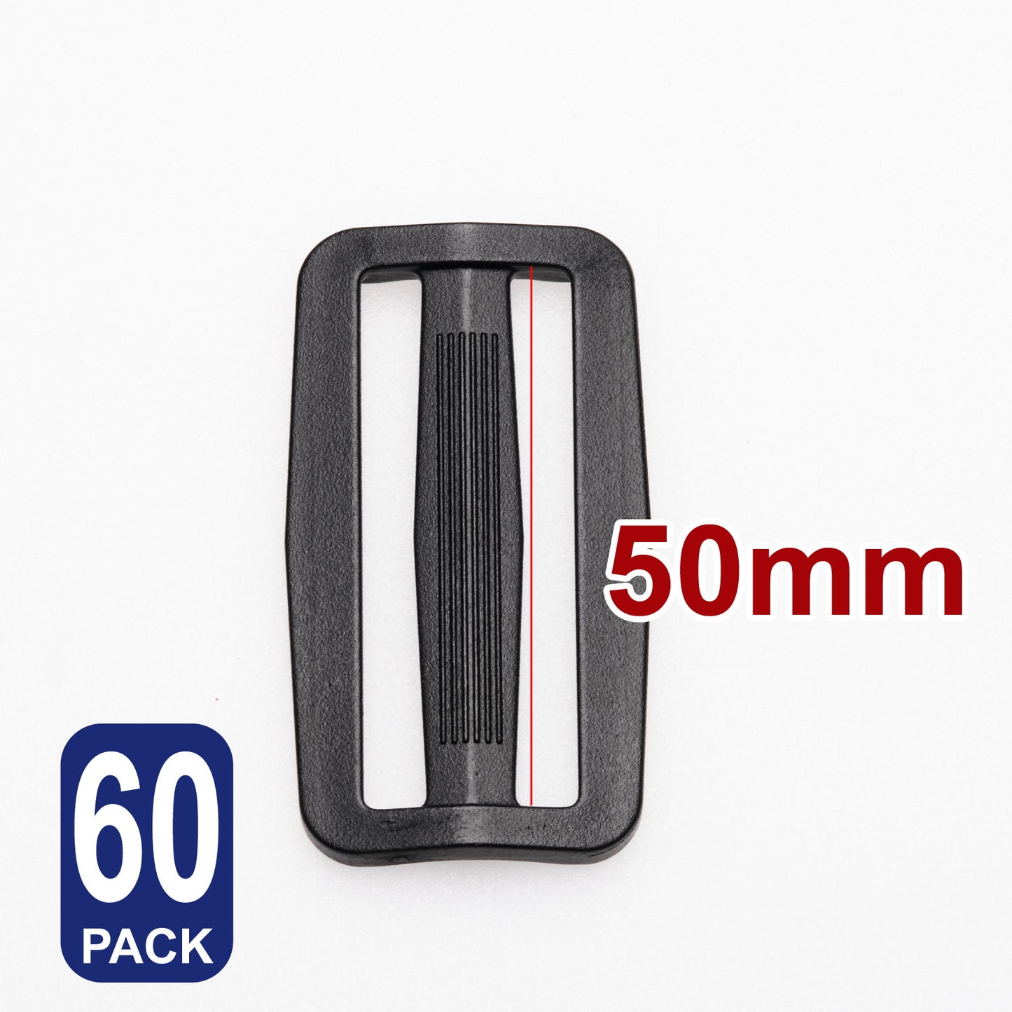 iBase - 50 mm Slider Webbing Strap Tri Glide Buckle Side Release Clips Belt Buckles Kit - W92225B60.jpg