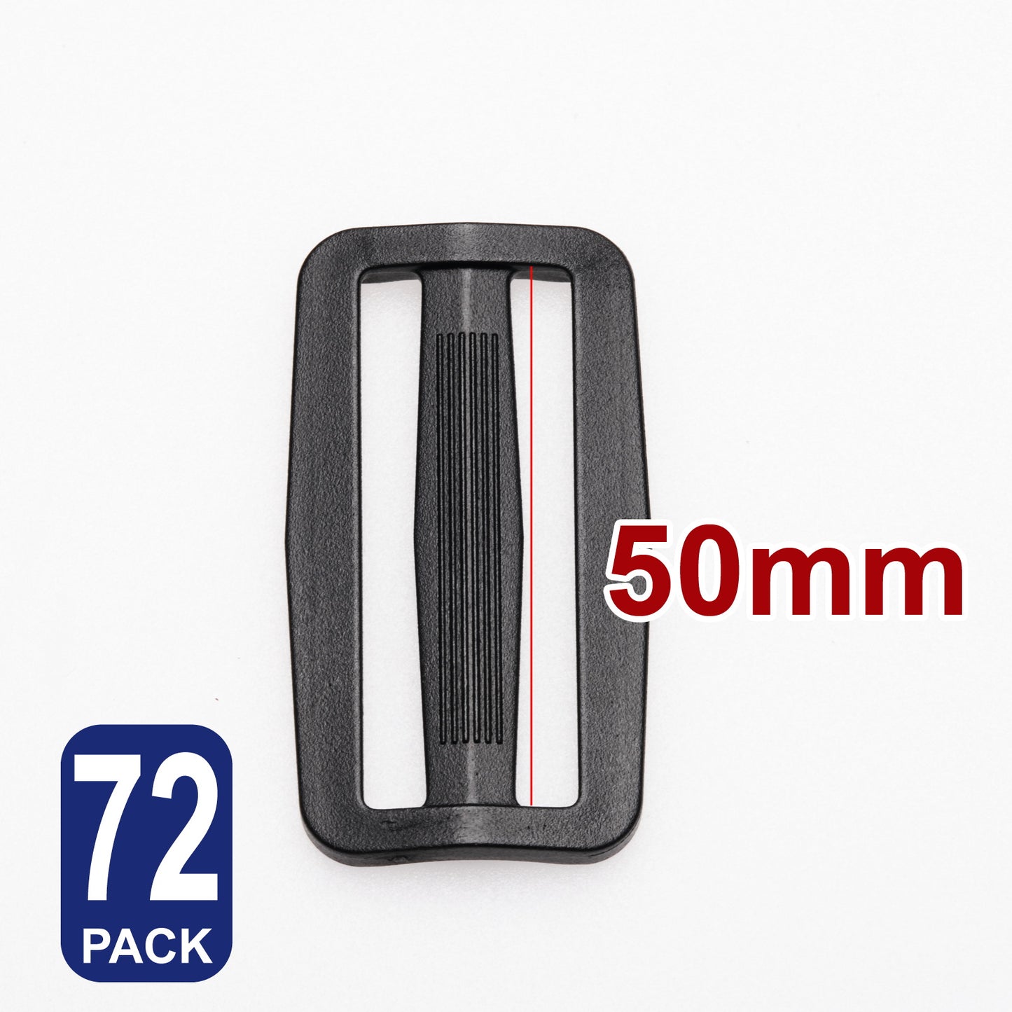 iBase - 50 mm Slider Webbing Strap Tri Glide Buckle Side Release Clips Belt Buckles Kit - W92225B72.jpg