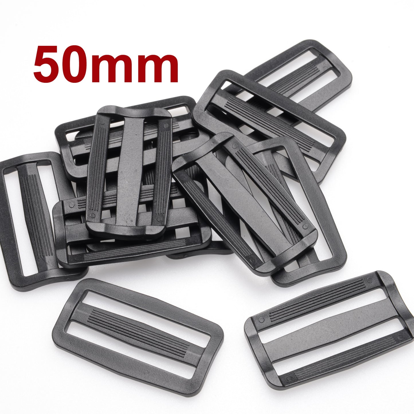iBase - 50 mm Slider Webbing Strap Tri Glide Buckle Side Release Clips Belt Buckles Kit - W92225VAR.jpg