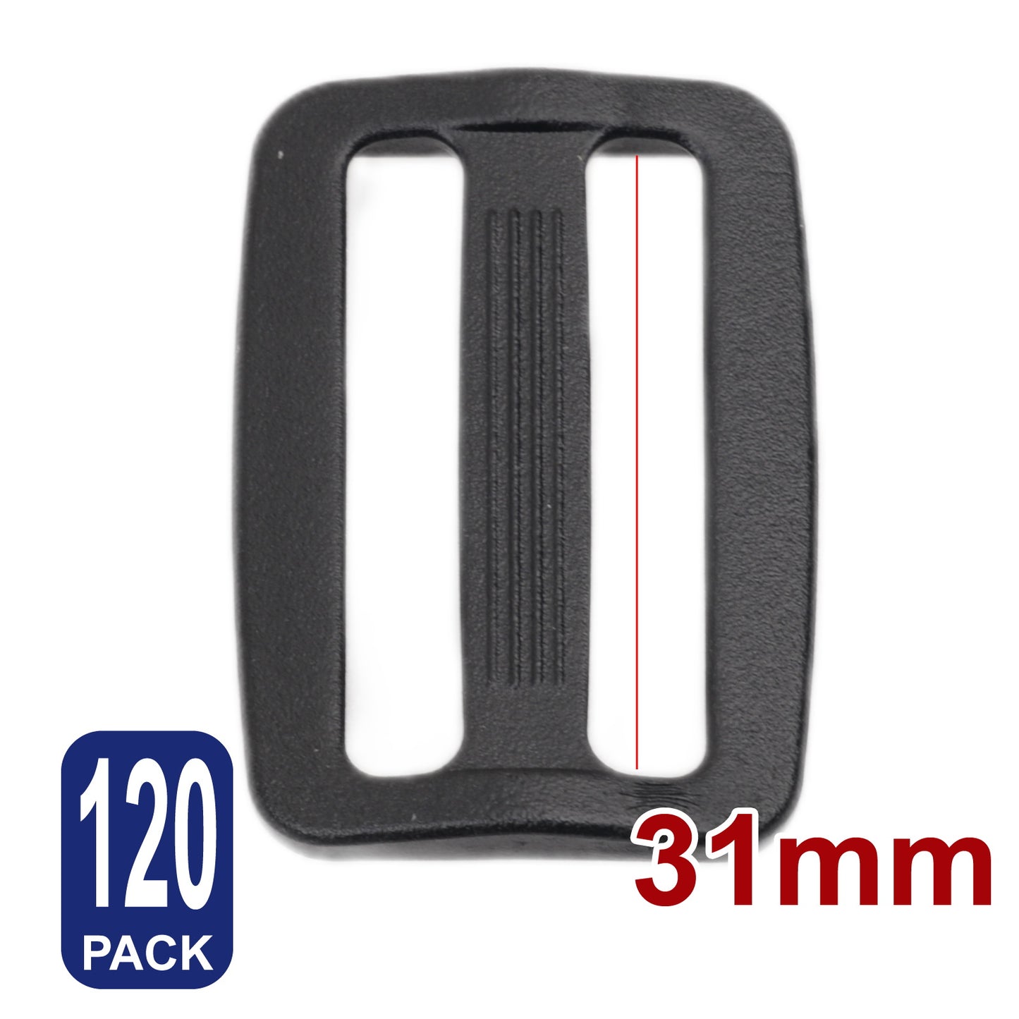 iBase - 31 mm Slider Webbing Strap Tri Glide Buckle Side Release Clips Belt Buckles Kit - W92253B120.jpg