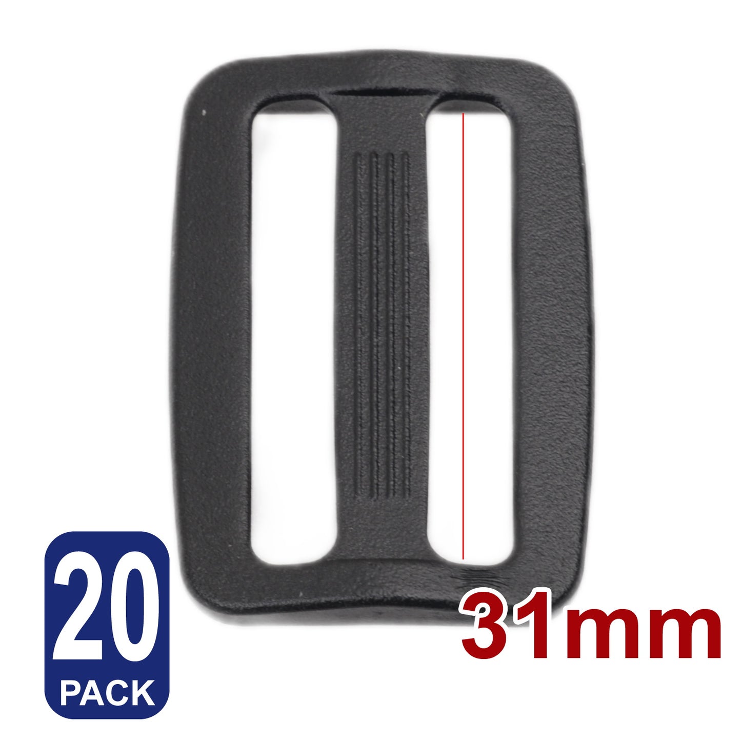 iBase - 31 mm Slider Webbing Strap Tri Glide Buckle Side Release Clips Belt Buckles Kit - W92253B20.jpg
