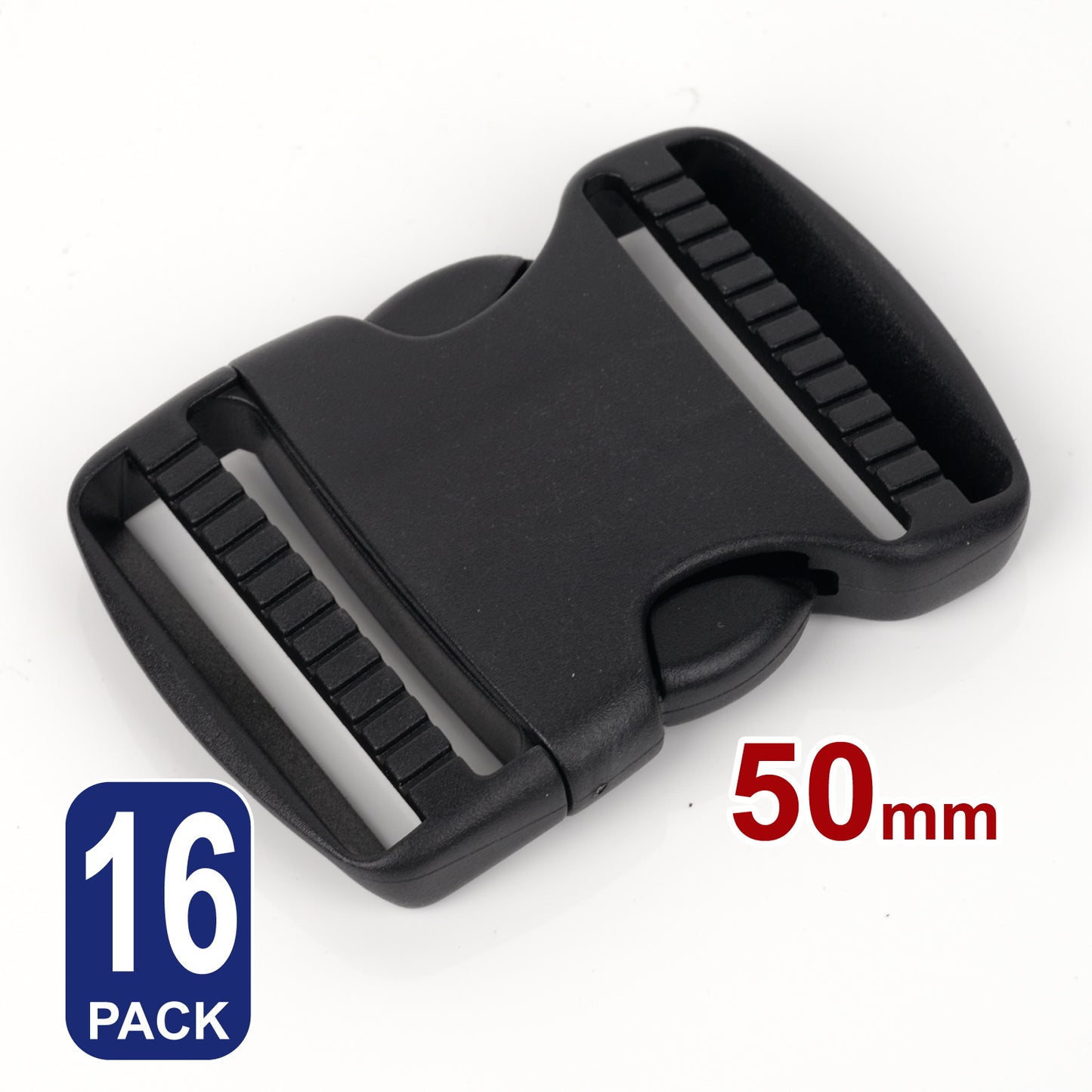 iBase - 50 mm Buckle Quick Side Release Clips Slider Webbing Straps Buckles Plastic Kit - W92346B16.jpg
