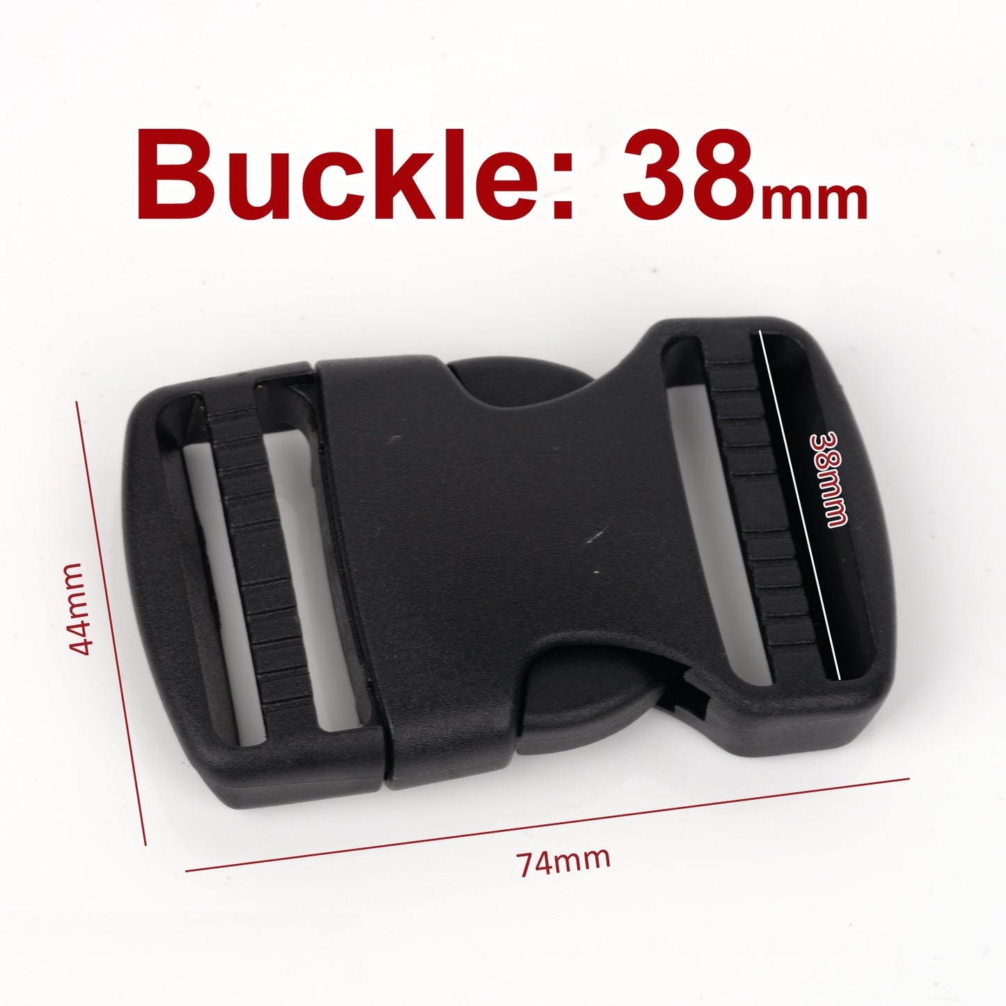 iBase - 38 mm Buckle Quick Side Release Clips Slider Webbing Straps Buckles Plastic Kit - W92347.PT01.jpg