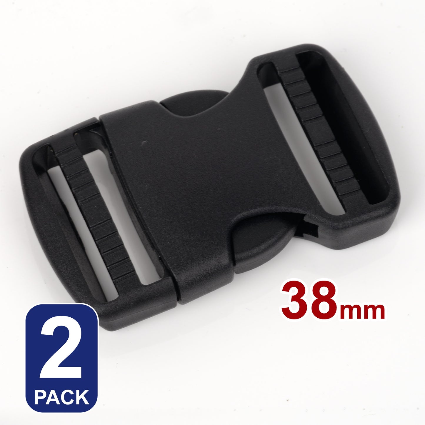 iBase - 38 mm Buckle Quick Side Release Clips Slider Webbing Straps Buckles Plastic Kit - W92347B2.jpg