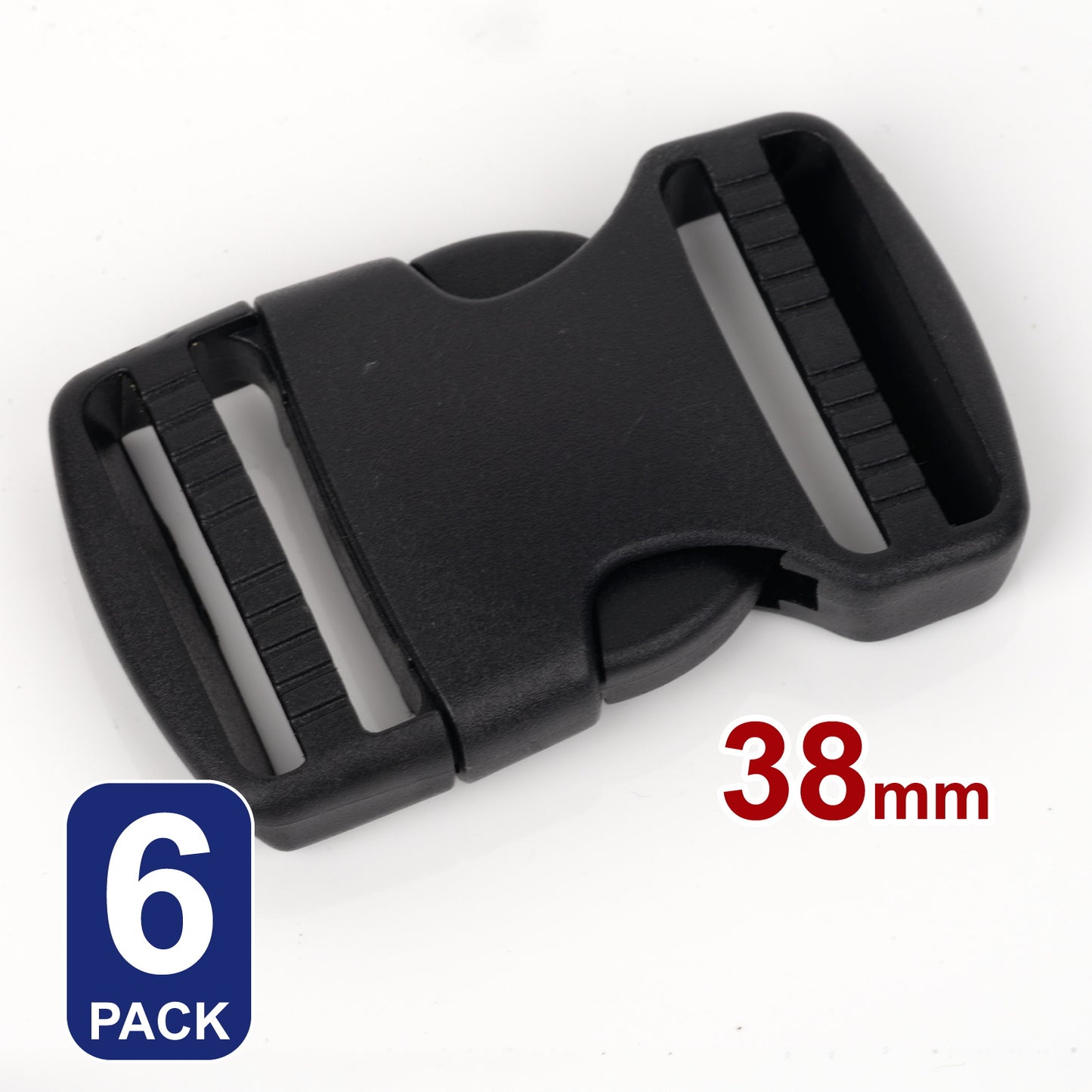 iBase - 38 mm Buckle Quick Side Release Clips Slider Webbing Straps Buckles Plastic Kit - W92347B6.jpg