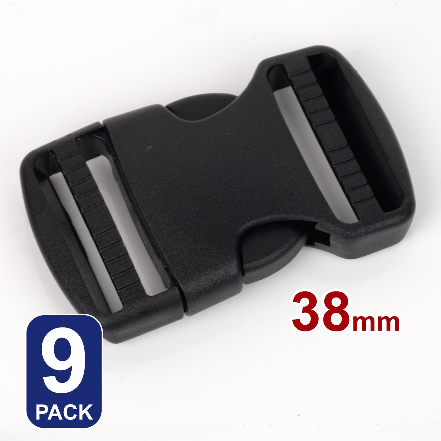 iBase - 38 mm Buckle Quick Side Release Clips Slider Webbing Straps Buckles Plastic Kit - W92347B9.jpg