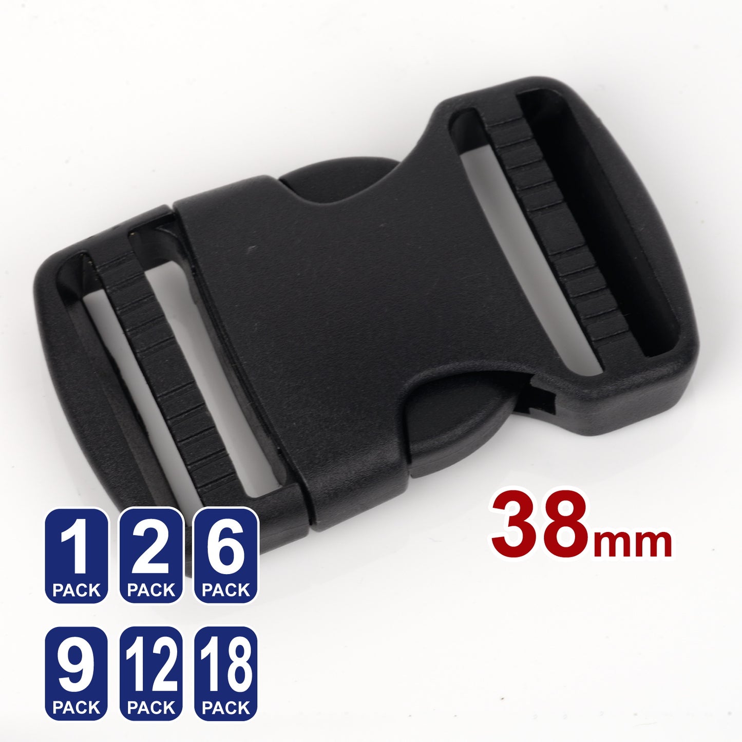 iBase - 38 mm Buckle Quick Side Release Clips Slider Webbing Straps Buckles Plastic Kit - W92347VAR.jpg